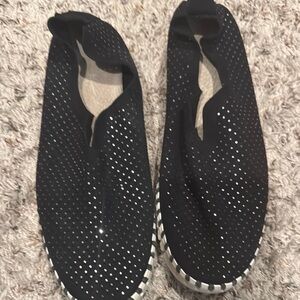 Ilse Jacobsen Black Sneakers Slip-On Casual